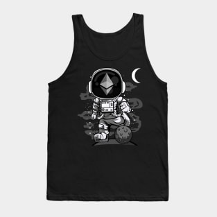 Astronaut ETH Ethereum Coin To The Moon Crypto Token Cryptocurrency Wallet Birthday Gift For Men Women Kids Tank Top